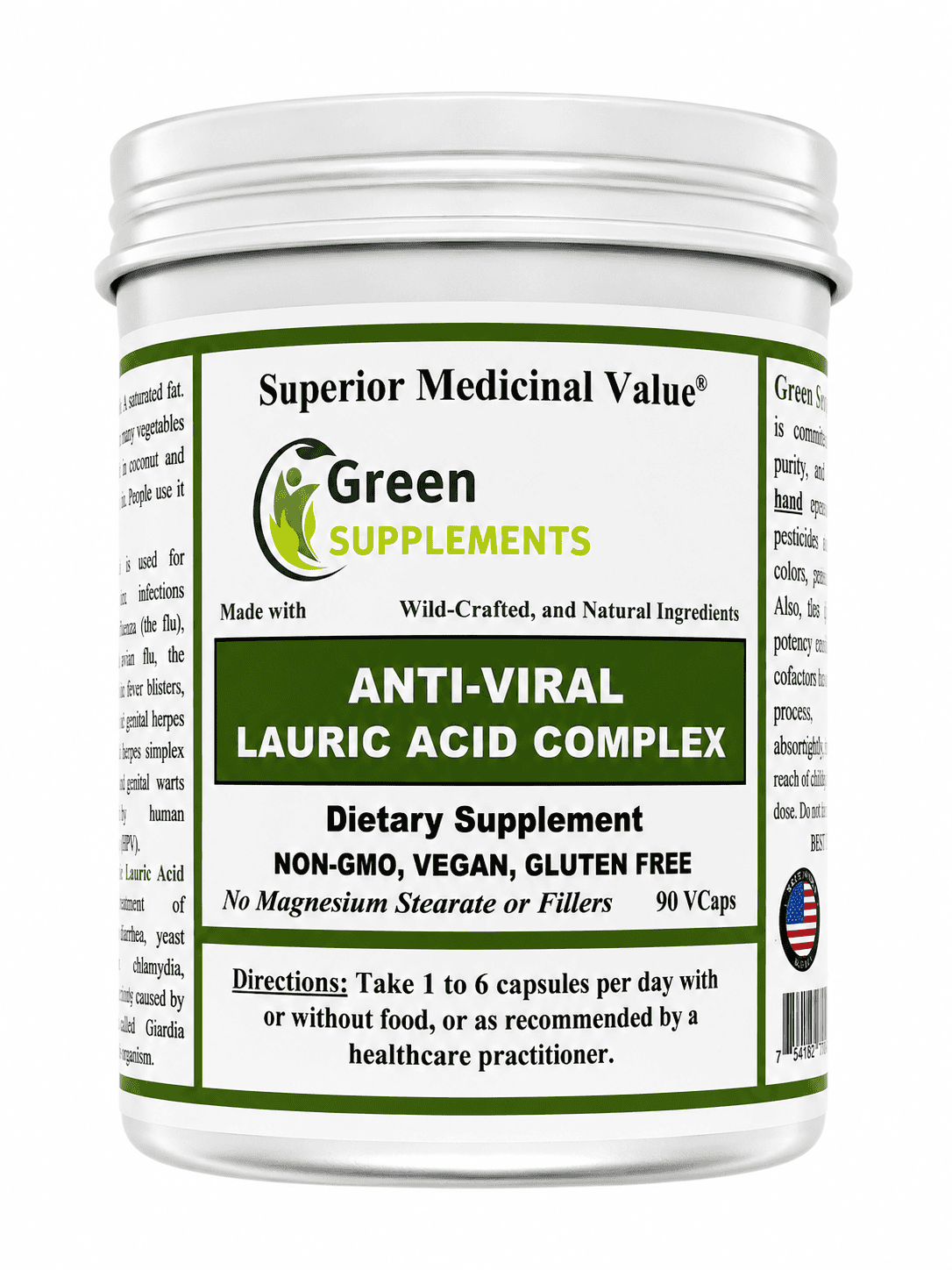 AntiViral, Shingles & Herpes, Lauric Acid